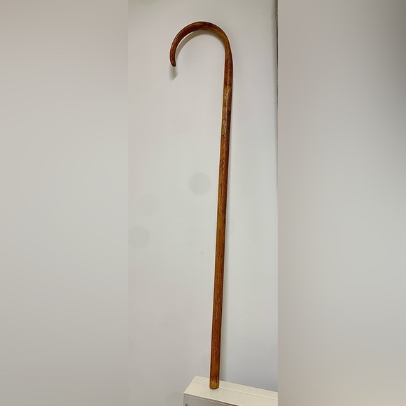 Antique 77th Nevins Twp 4-H Fontanet Bean Dinner Cane Walking Stick - Picture 9 of 16